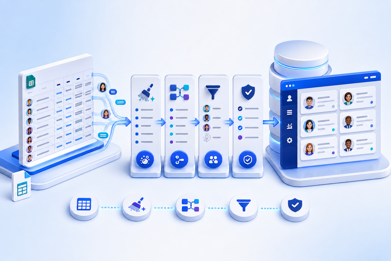 Подготовка CSV-базы Instagram к загрузке в CRM